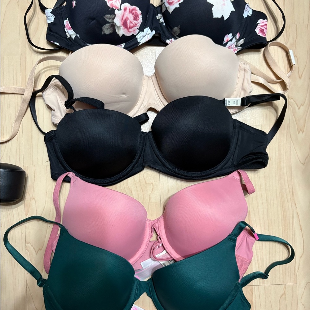 PINK Victoria's Secret Bras (multi way and push ups) brand new with tags!!